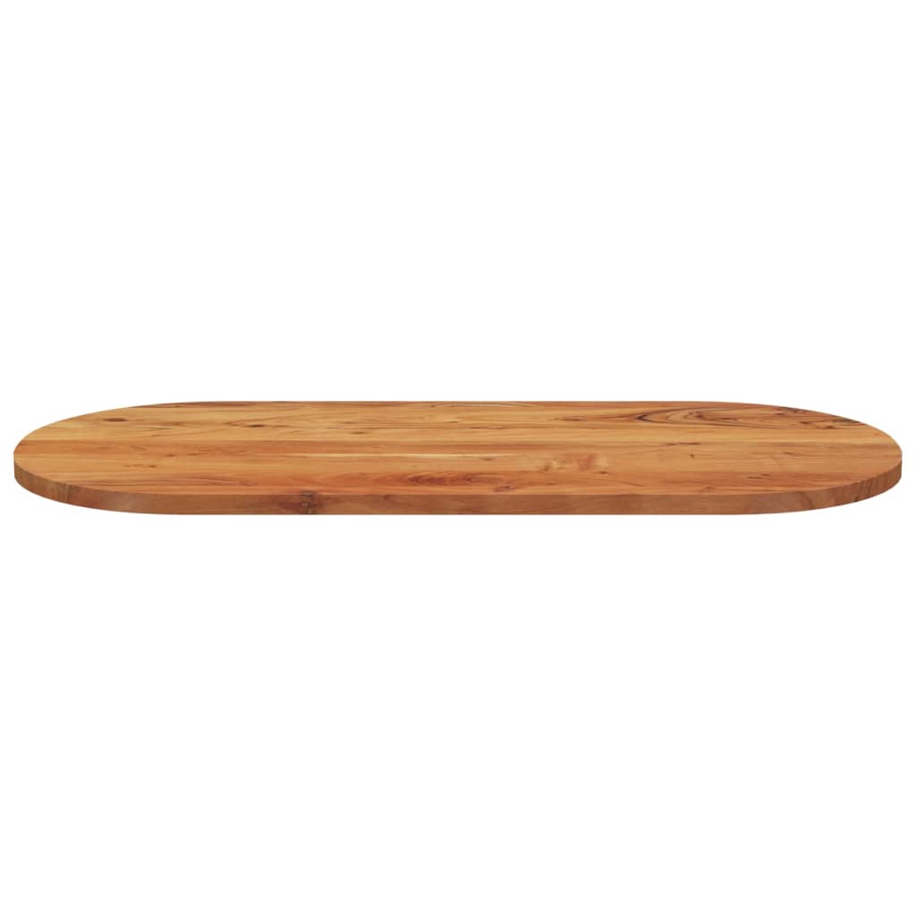 Tischplatte 110x40x2,5 cm Oval Massivholz Mango