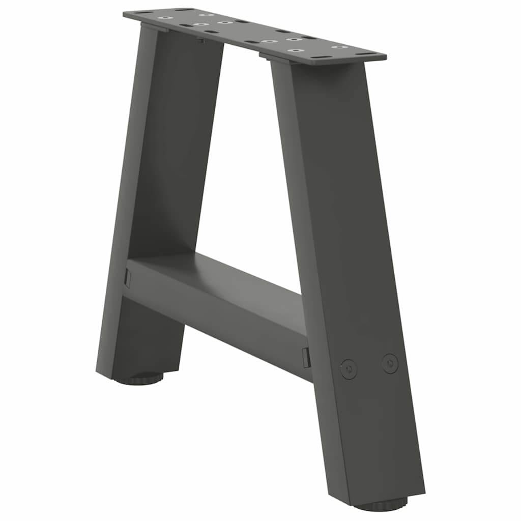 Couchtischbeine A-Form 2 Stk. 30x(30-31) cm Stahl