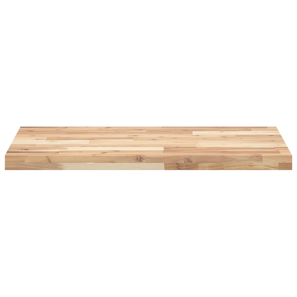 Tischplatte Rechteckig 60x50x2 cm Massivholz Akazie