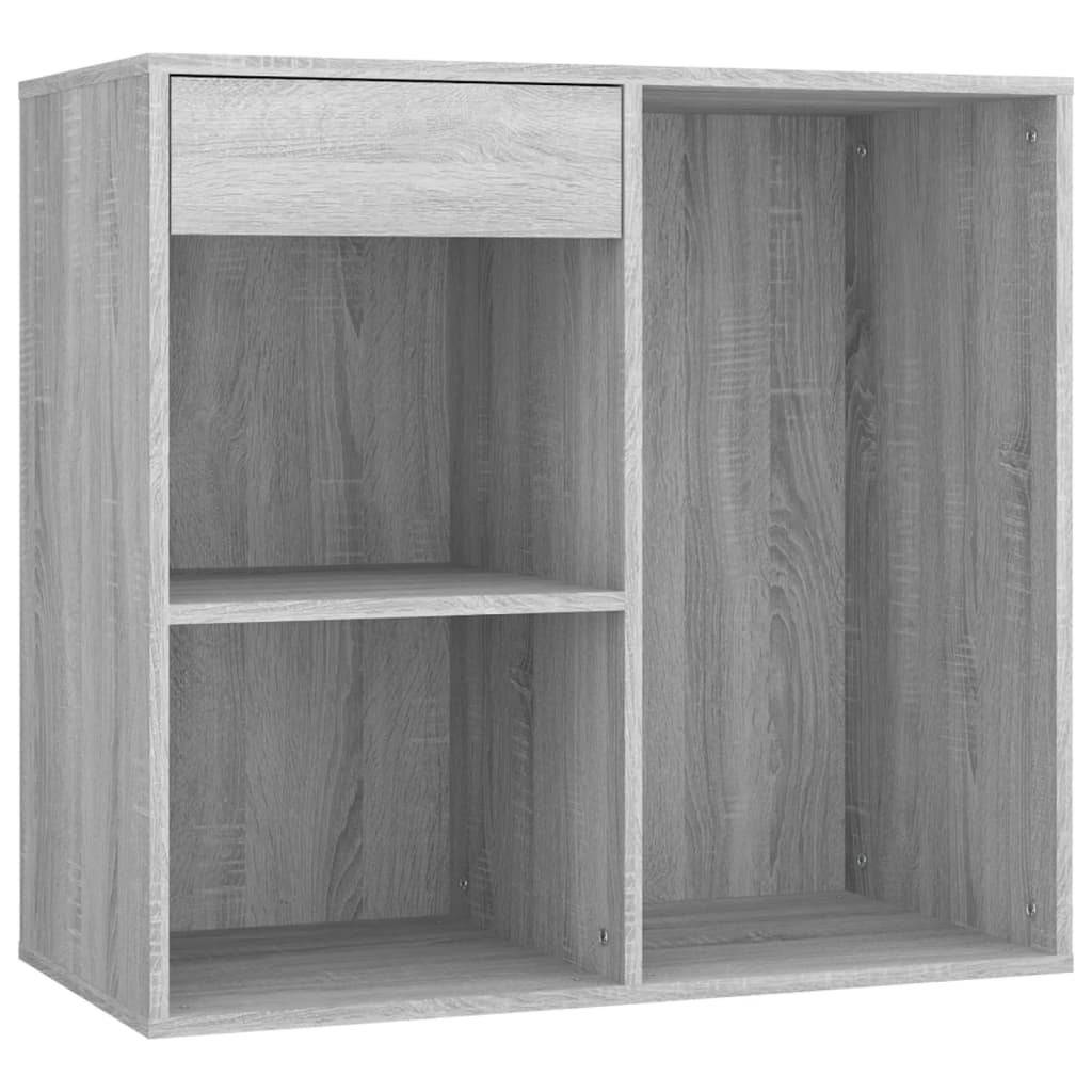Schminktisch-Set mit LED Weiß Holzwerkstoff