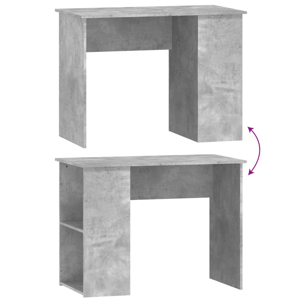Schreibtisch Weiß 100x55x75 cm Holzwerkstoff
