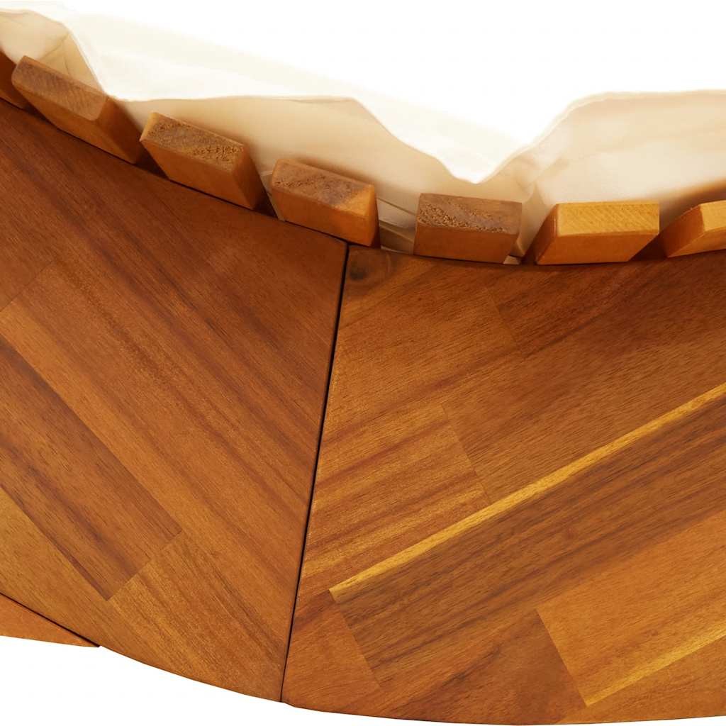 Schaukelstühle Sonnenliegen 2 Stk. Akazienholz