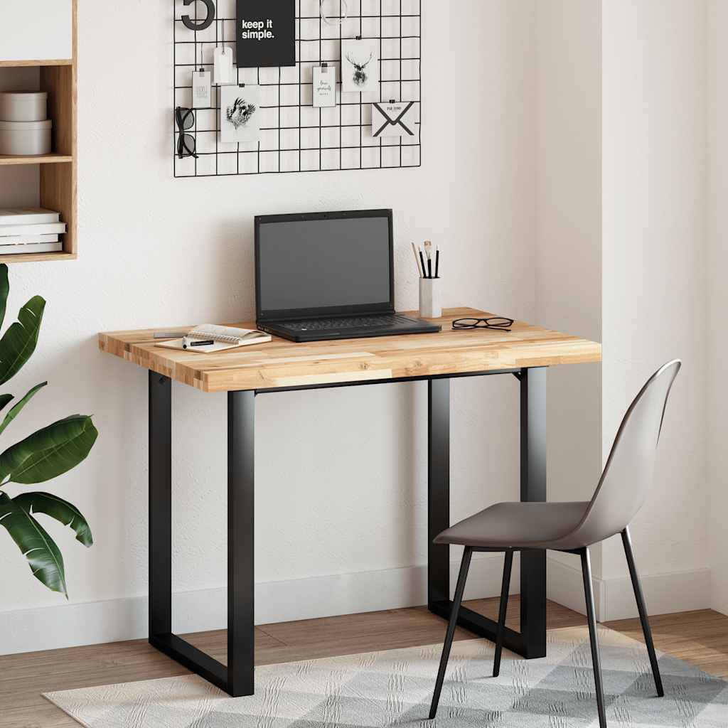 Tischplatte Rechteckig 60x50x2 cm Massivholz Akazie