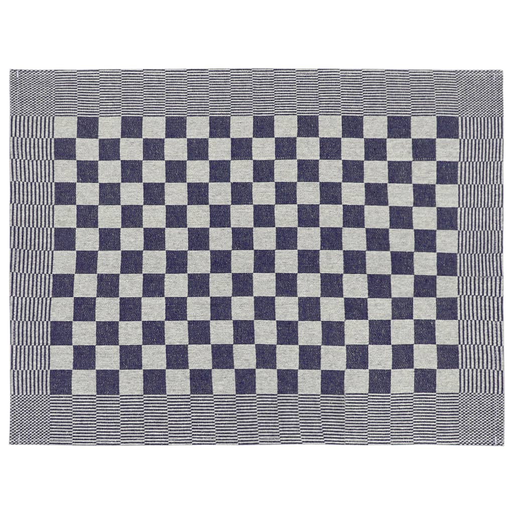 10-tlg. Handtuch-Set Schwarz und Grau Baumwolle