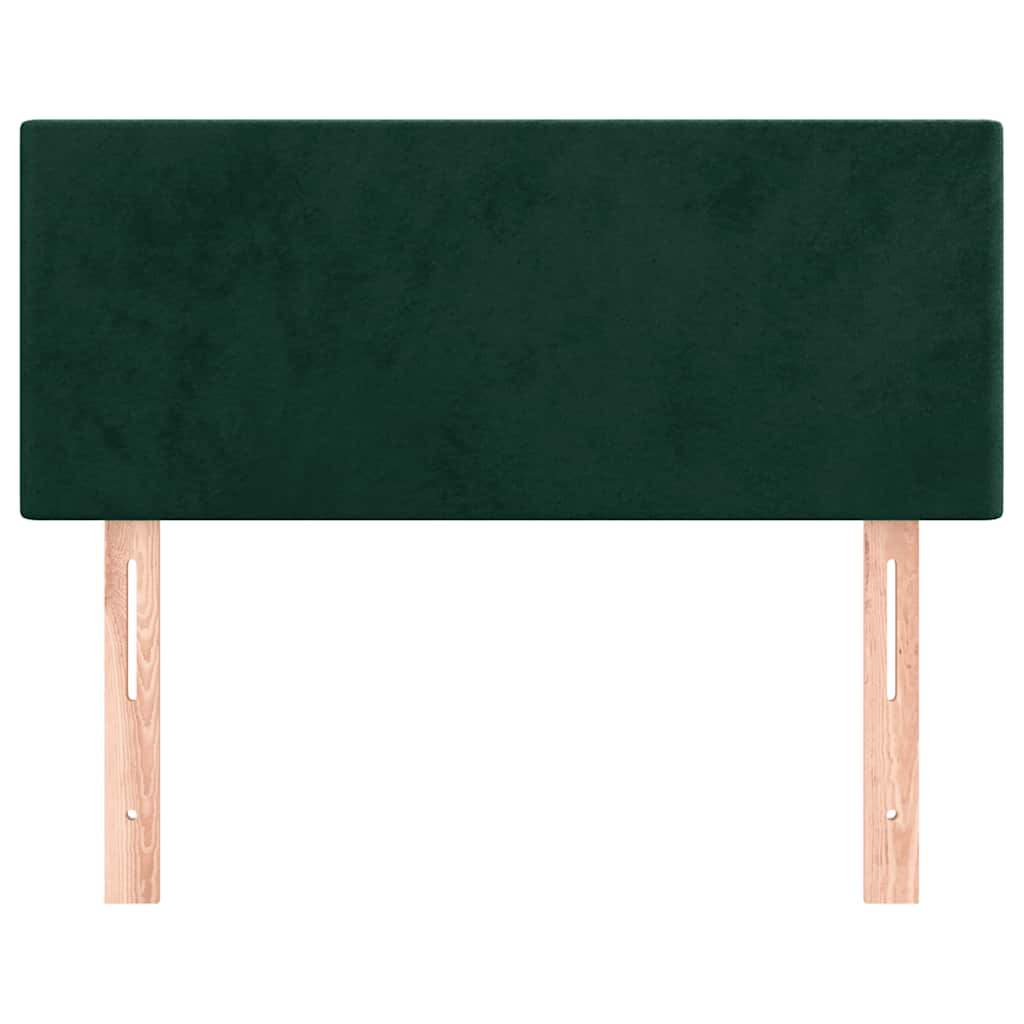 Kopfteil Hellgrau 80x5x118/128 cm Samt