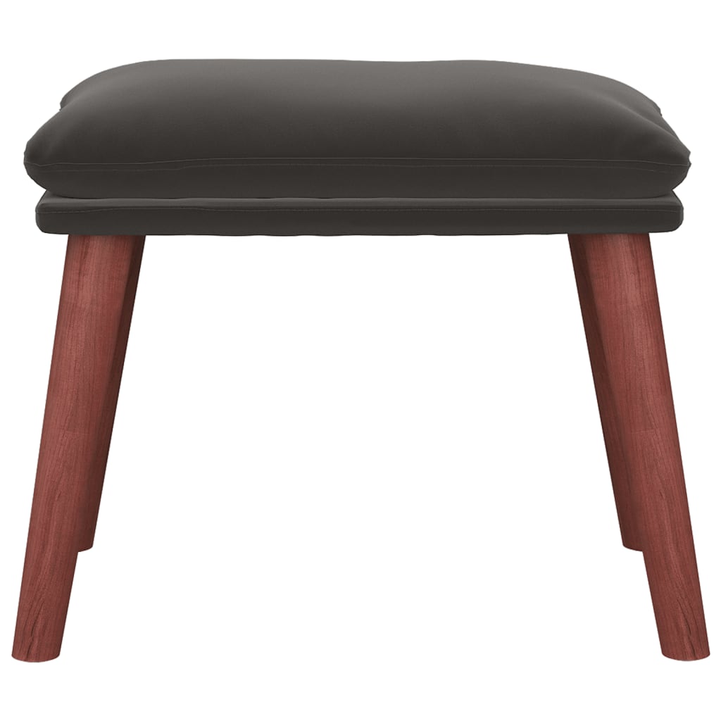 Fußhocker Hellgrau 45x29,5x35 cm Samt