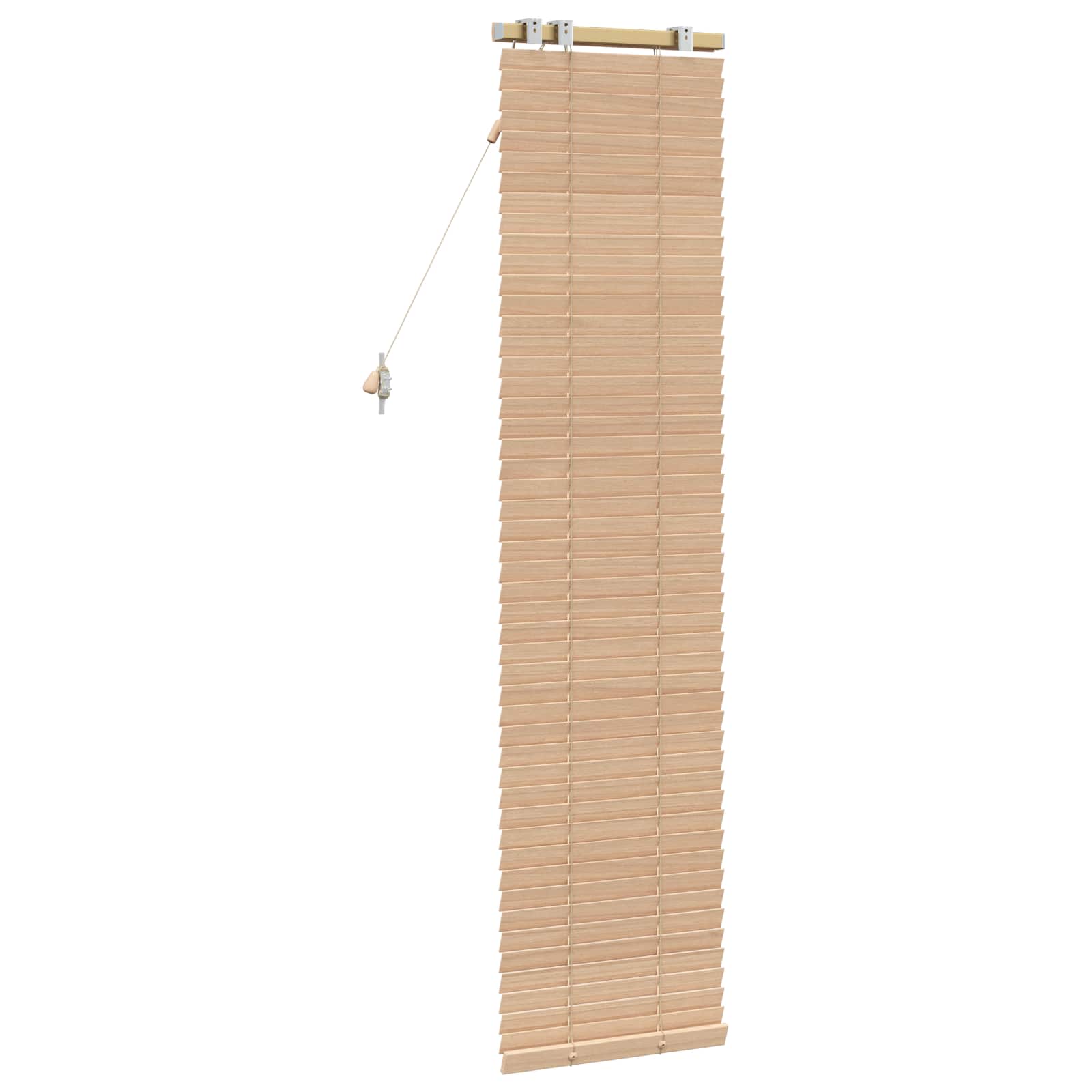 Jalousie Eichenoptik 40 x 130 cm 35 mm Massives Paulownia-Holz