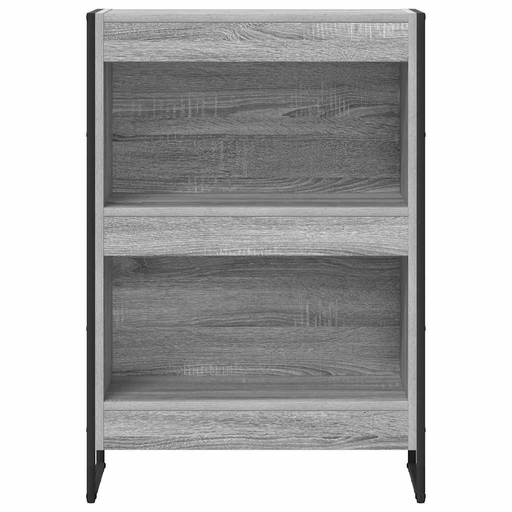Bücherregal 2 pcs Schwarz Eichen-Optik 60 x 30 x 189,5 cm