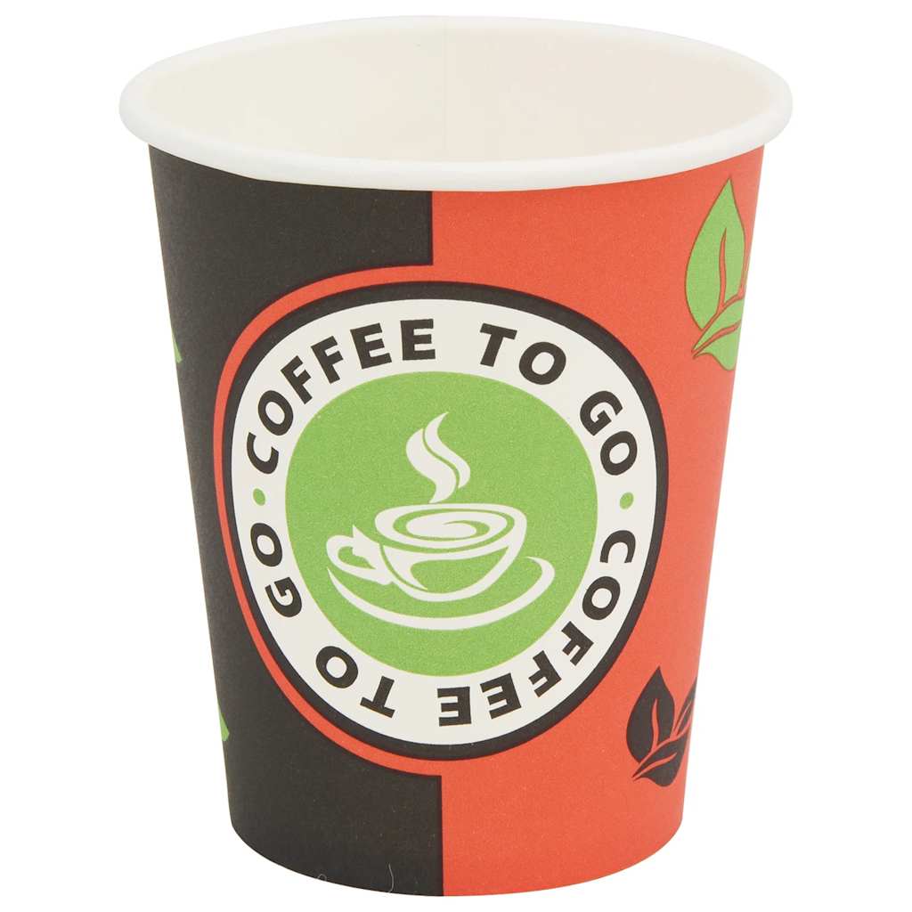 1000 Stk. Einweg-Kaffeebecher Pappe 120 ml (4 oz)