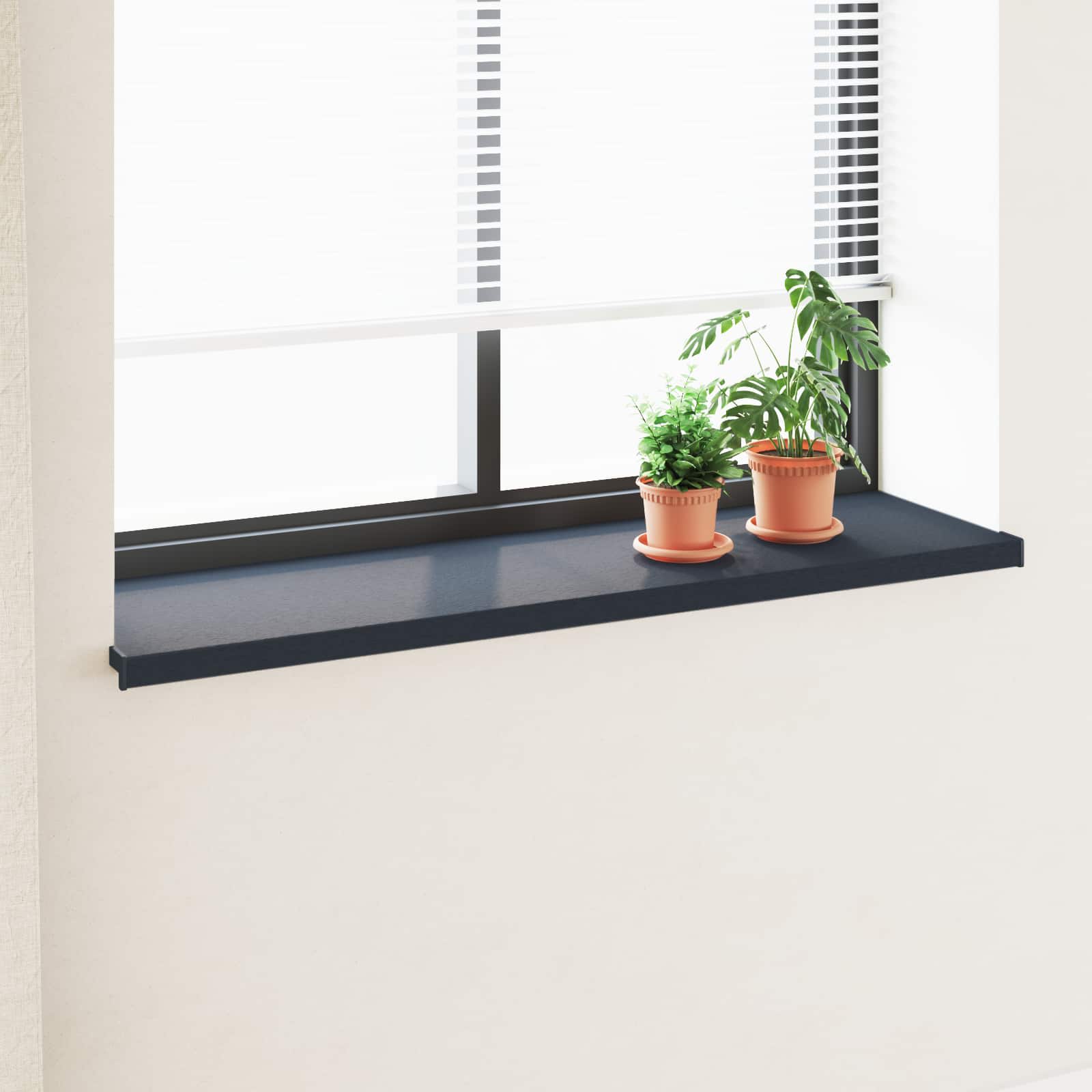 Fensterbank Weiß 60 x 10 x 4,5 cm PVC