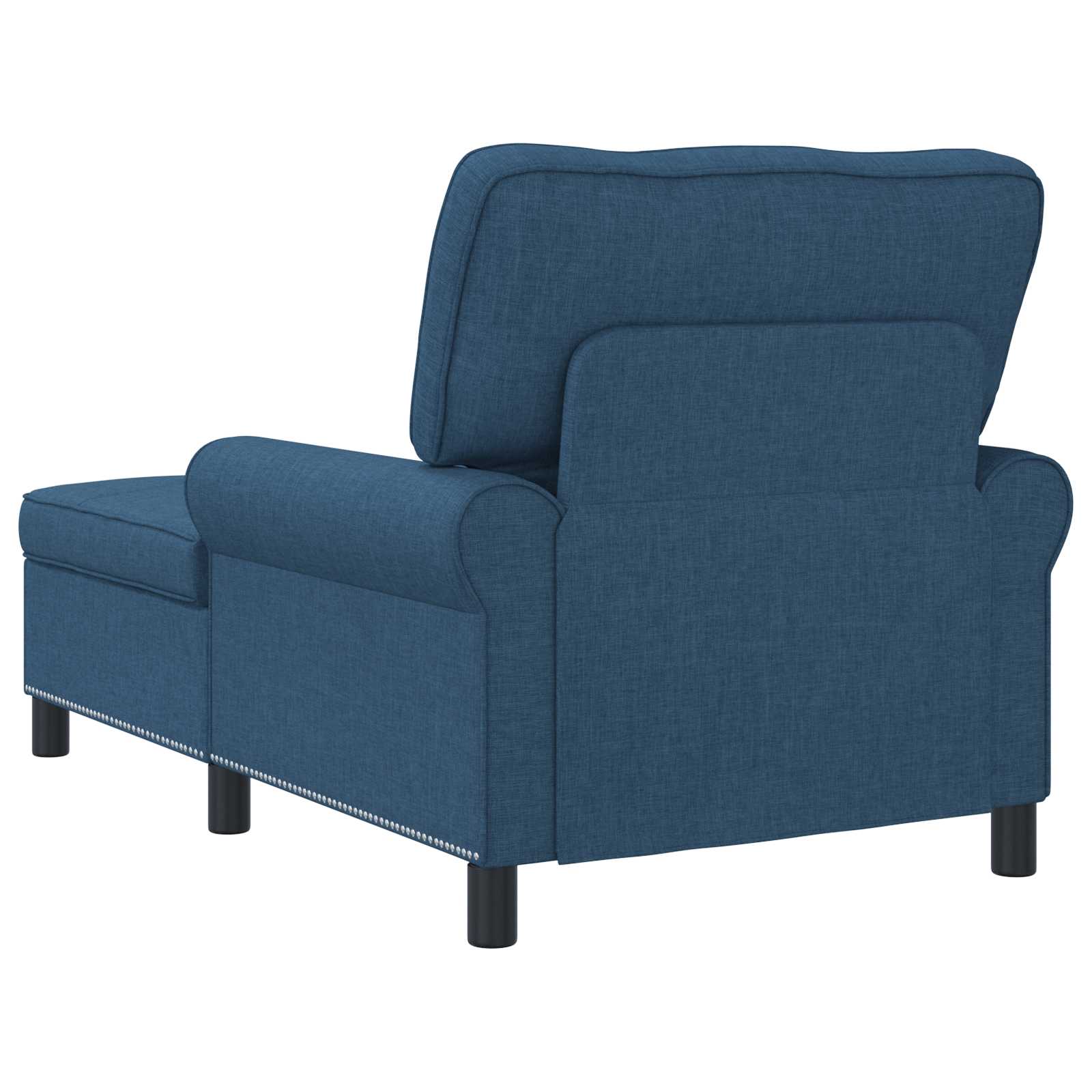 Lounge-Liege mit Kissen Hellgrau 91 x 157 x 91 cm Stoff