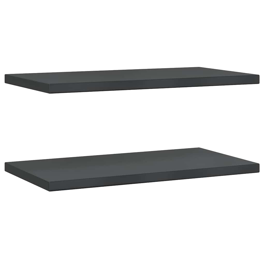 Wandregale 2 Stk. 100x40 cm Silbern Edelstahl
