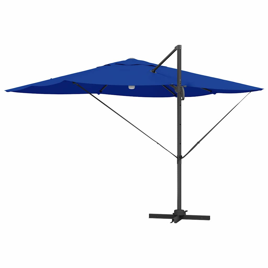 Sonnenschirm Sand 351 x 250 x 253 cm Polyester und Aluminium