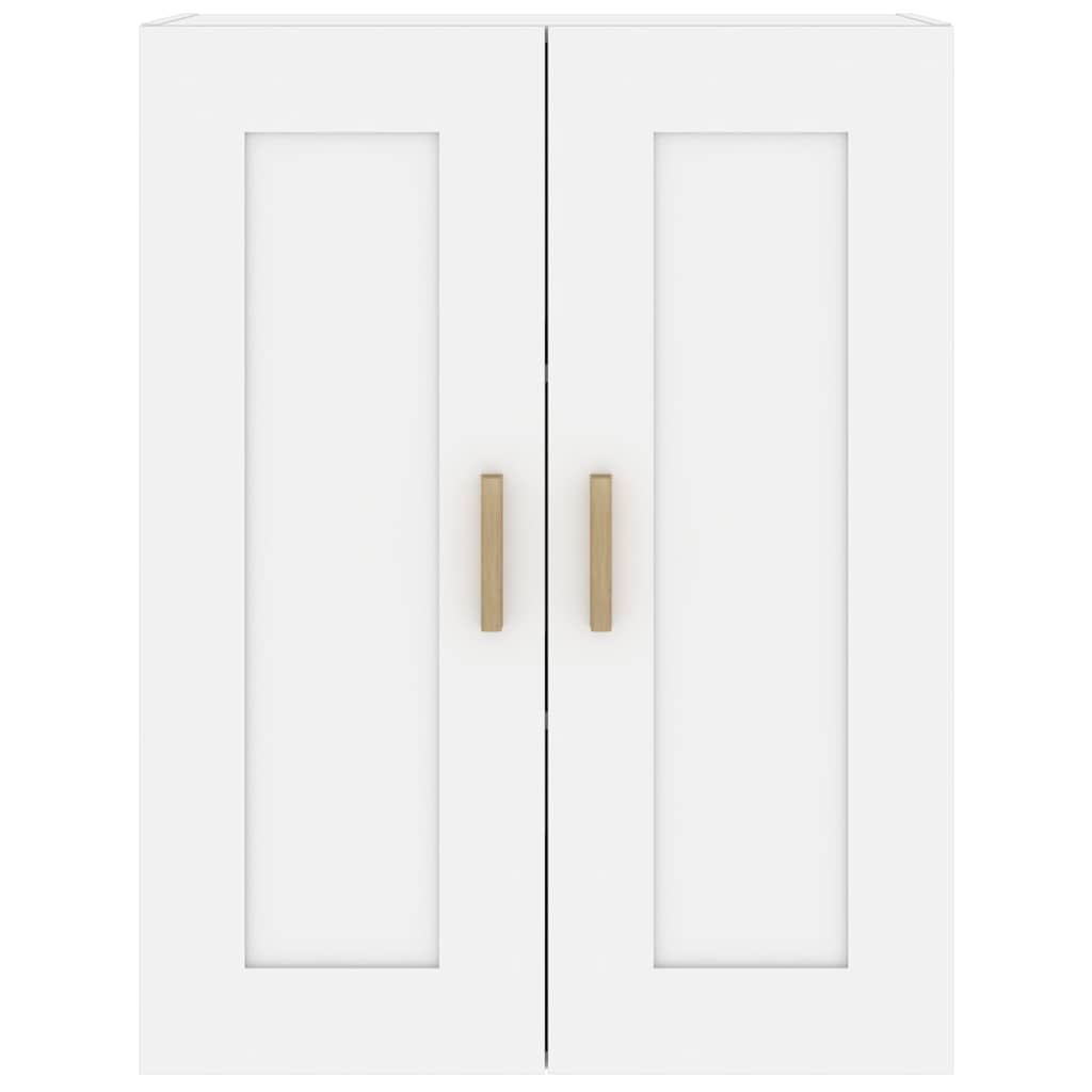 Wandschrank Weiß 69,5x32,5x90 cm Holzwerkstoff