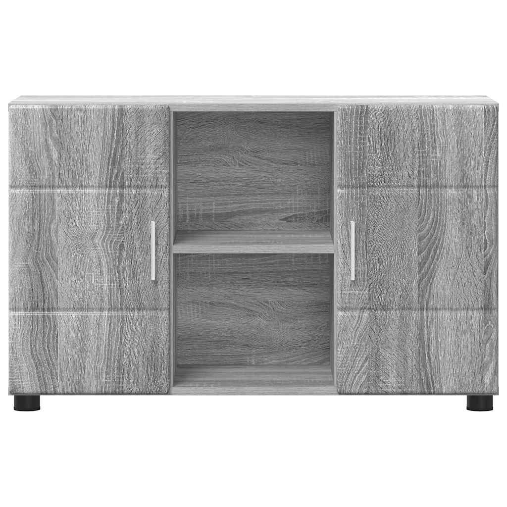 Highboard mit Regal FLORIN Weiß 60 x 35 x 182 cm Holzwerkstoff