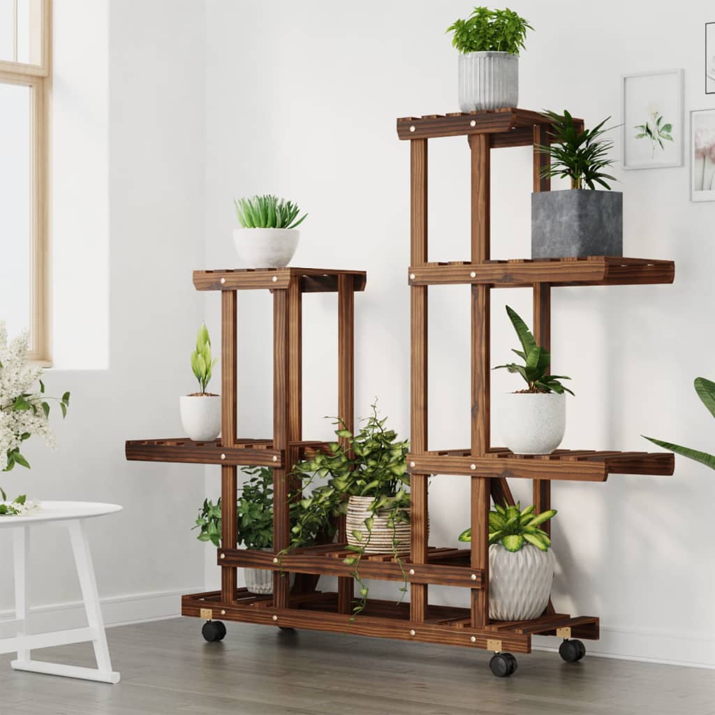 Blumenständer 110x25x96 cm Massivholz Tanne