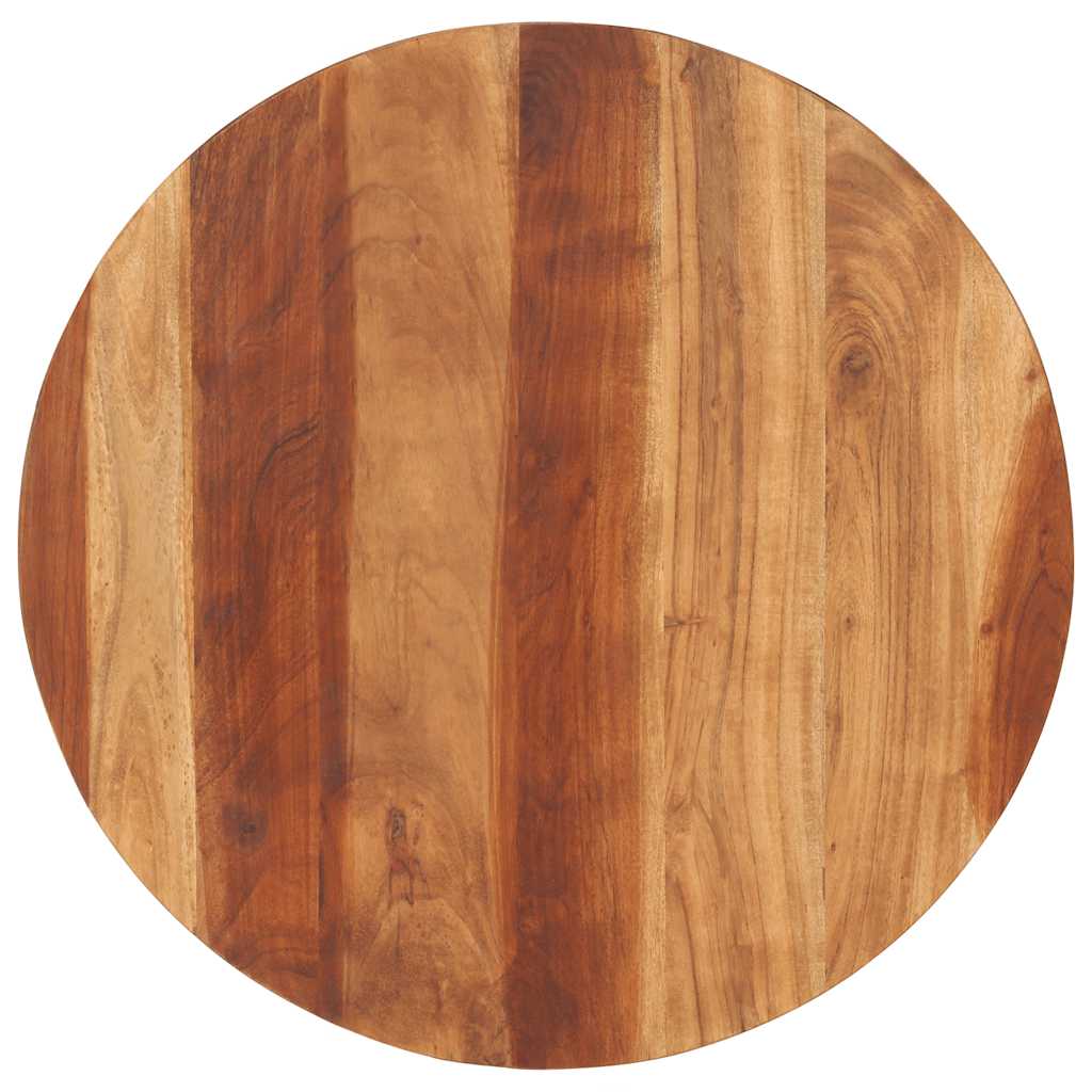 Tischplatte Massivholz Akazie Rund 15-16 mm 40 cm