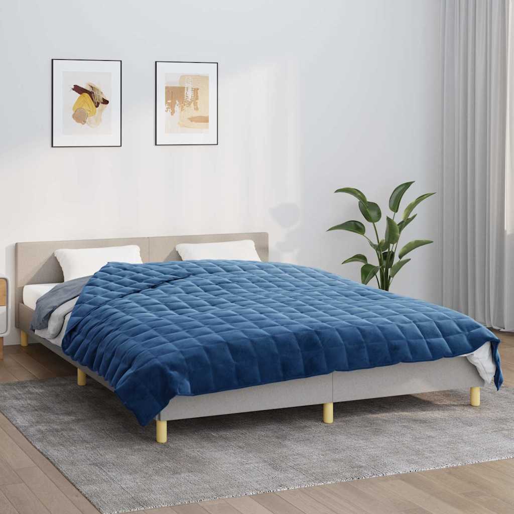 Gewichtsdecke Grau 122x183 cm 5 kg Stoff