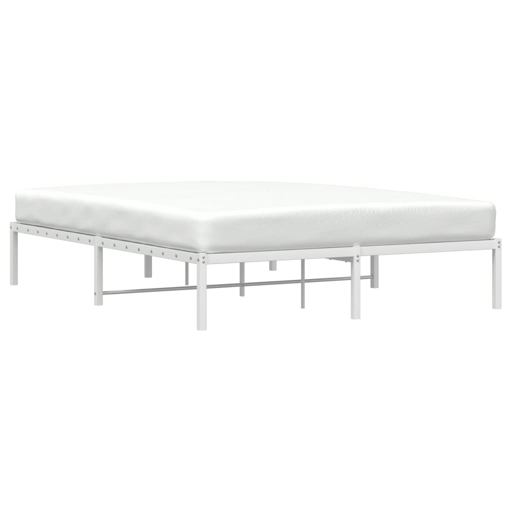 Bettgestell Metall Schwarz 75x190 cm