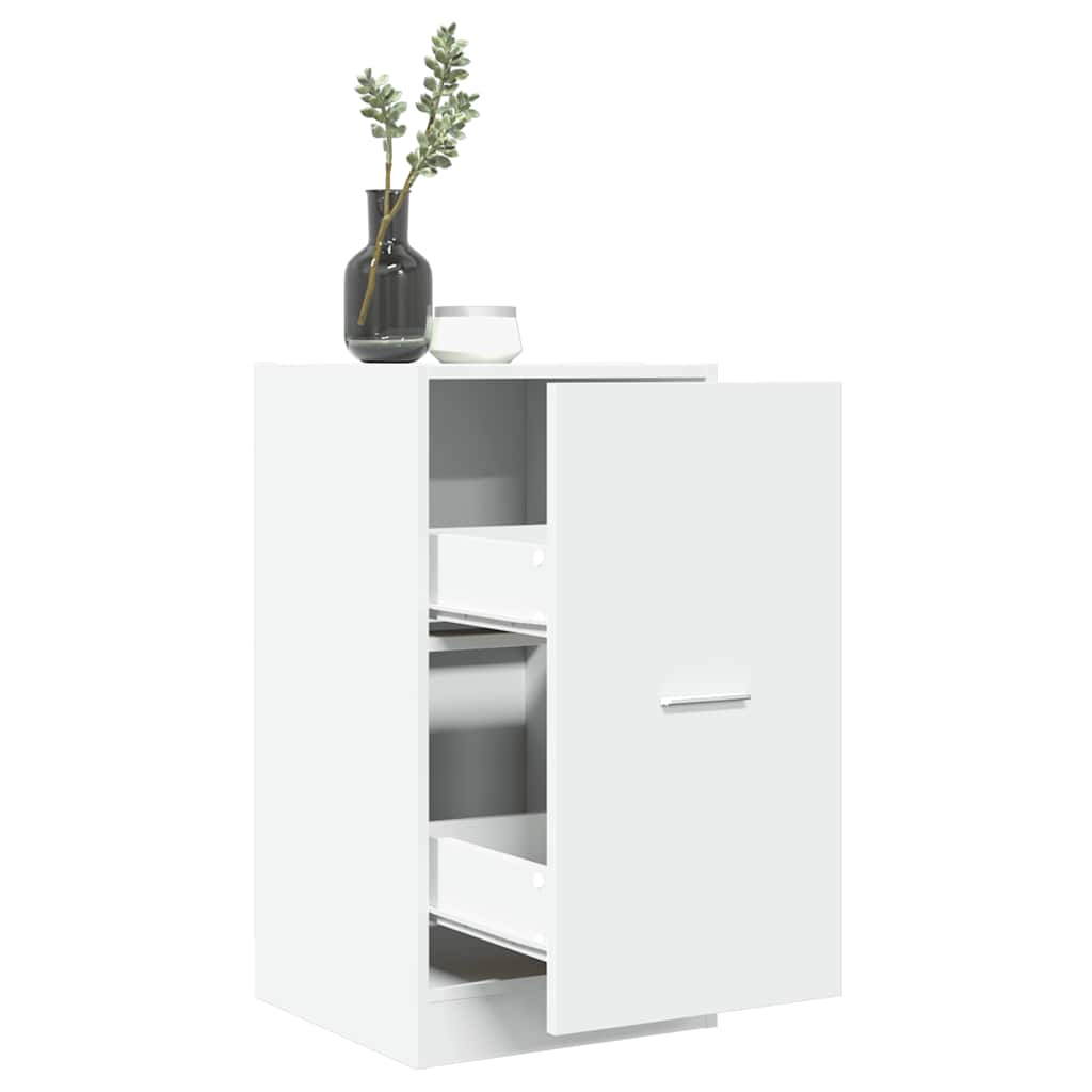 Apothekerschrank Weiß 30 x 41 x 174,5 cm Holzwerkstoff
