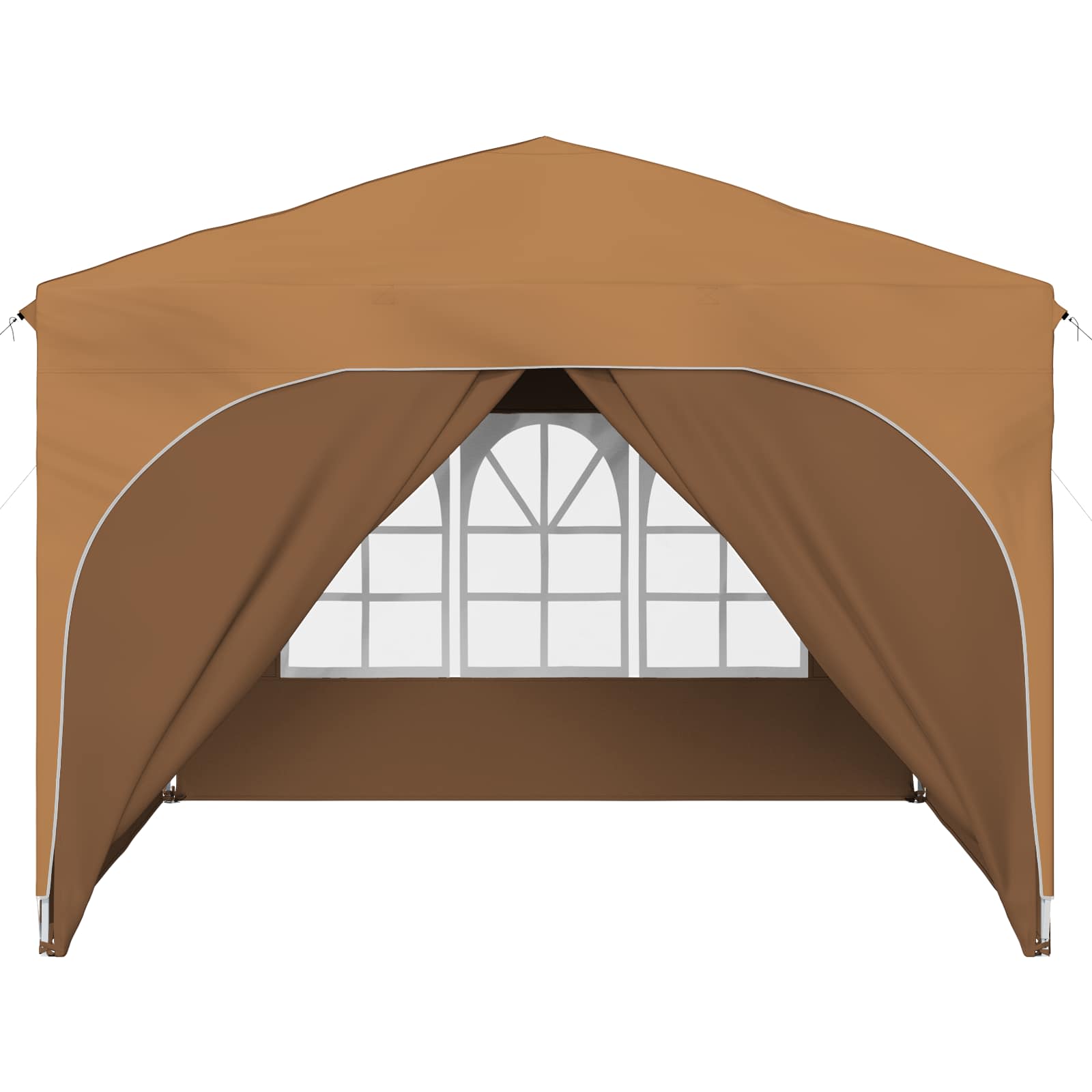 Pop-up Partyzelt 290 x 290 x 245 cm Creme