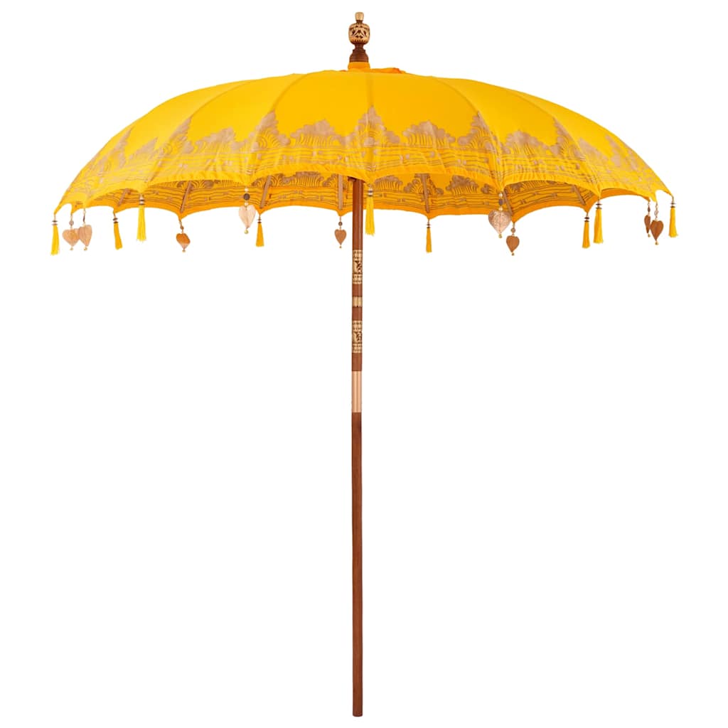 Balinesischer Sonnenschirm Creme 185 x 185 x 260 cm