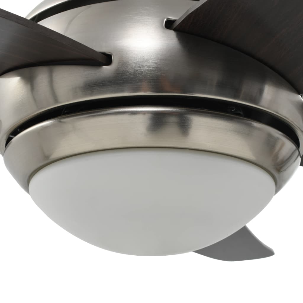 Deckenventilator mit Licht und Fernbedienung Ø 130 cm Weiß