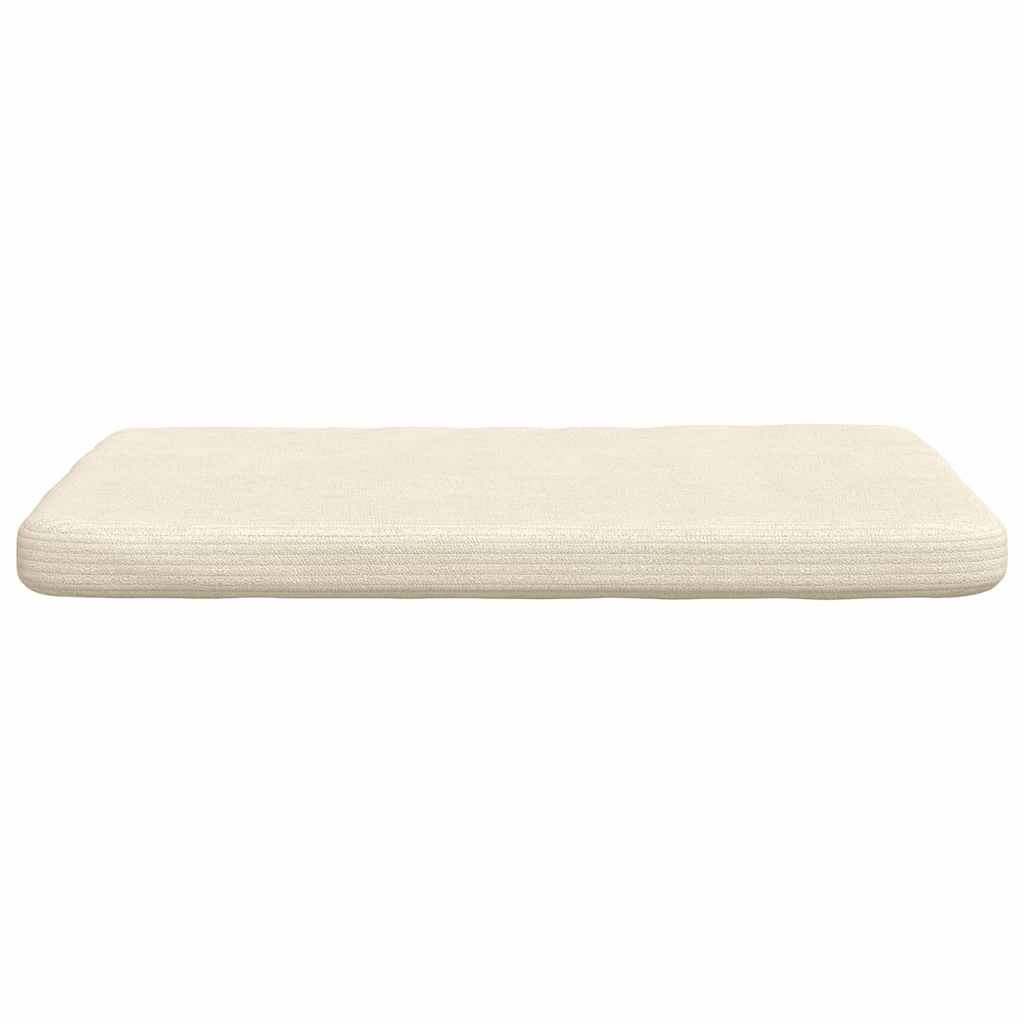 Sitzkissen 4 pcs Hellgrau 40 x 40 x 3 cm Cordstoff