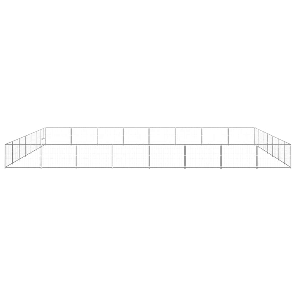 Hundezwinger Schwarz 4 m² Stahl