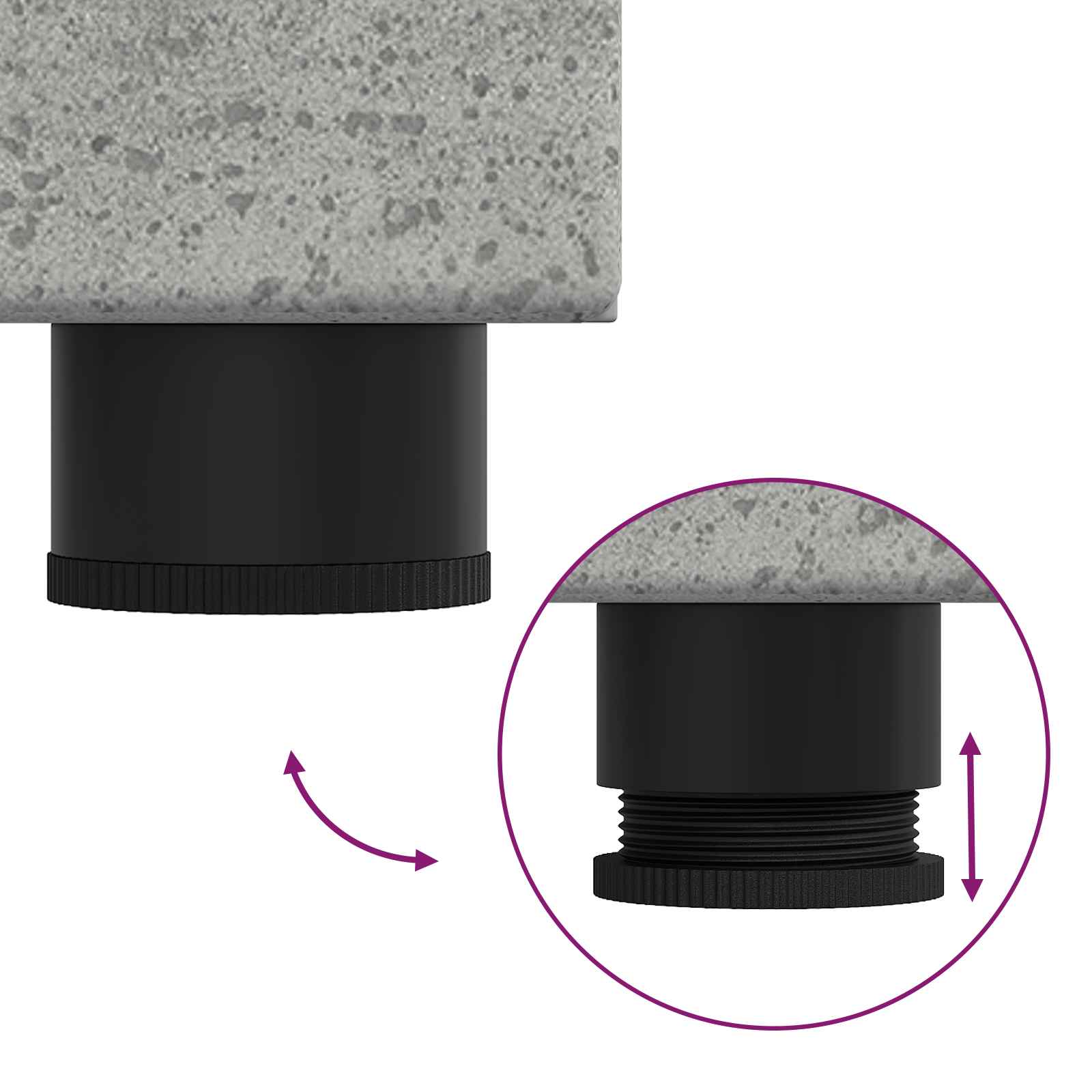 Badezimmermöbel-Set TULUM 2 pcs Weiß 60 x 34 x 63 cm