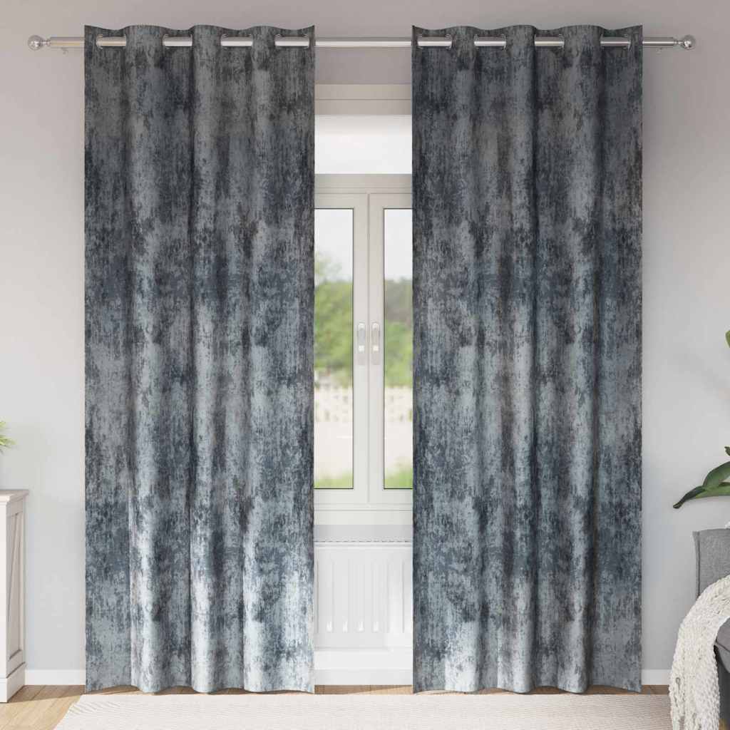 Samtvorhänge mit Vorhängen 2 pcs Weinrot 140 x 140 cm Samt