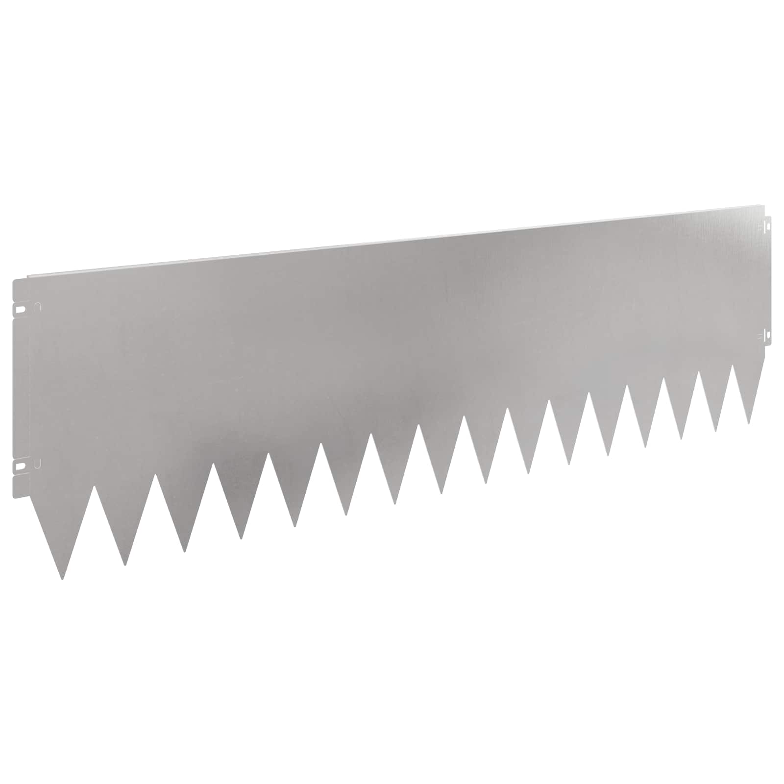Raseneinfassung 10 pcs 103 x 10 cm Stahl Schwarz
