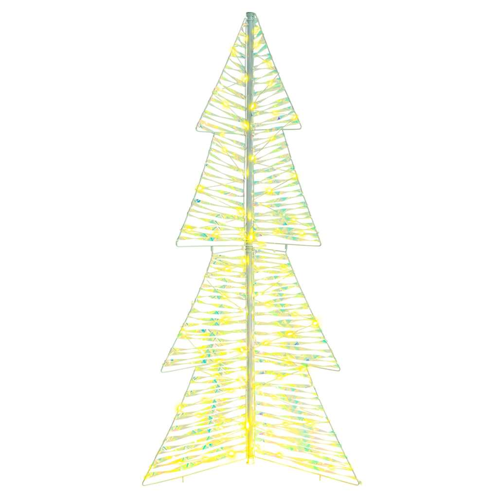 Weihnachtsbaum mit 100 LEDs Warmes Weiß 120 cm PET
