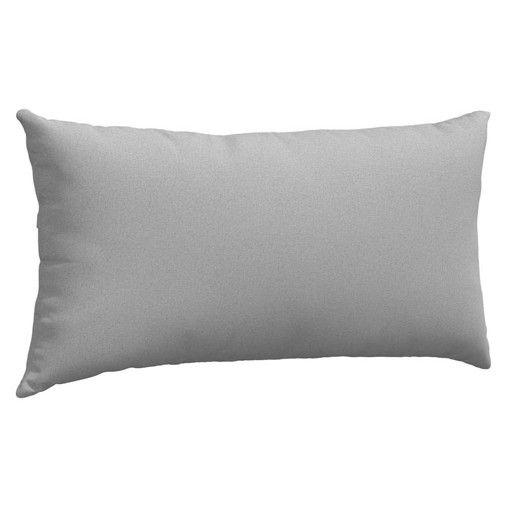 Sofakissen 2 pcs Hellgrau 50 x 30 cm Stoff
