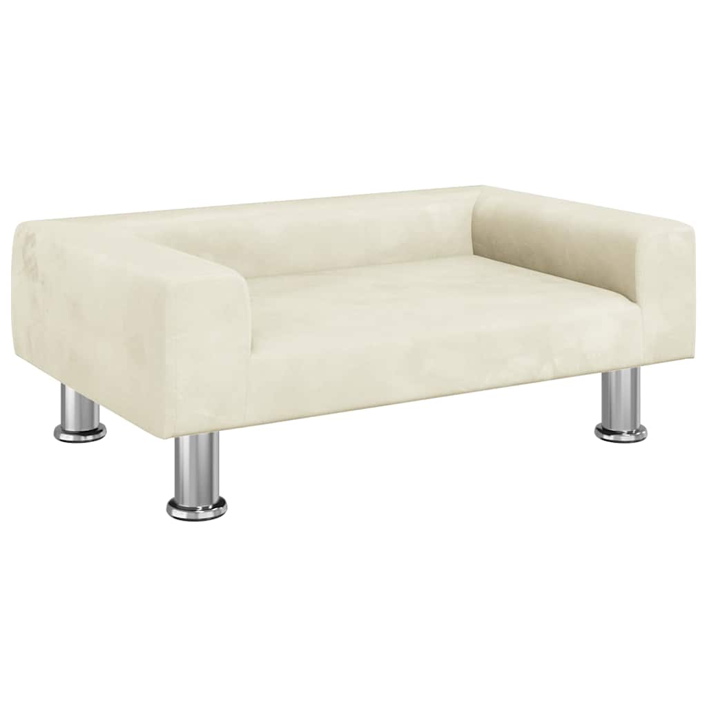 Hundebett Blau 70x45x26,5 cm Samt