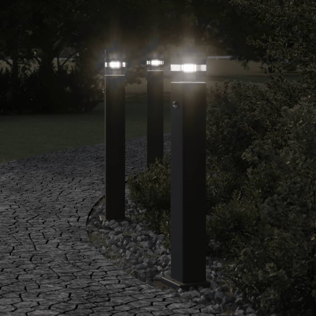 Wegeleuchte Schwarz 50 cm Aluminium
