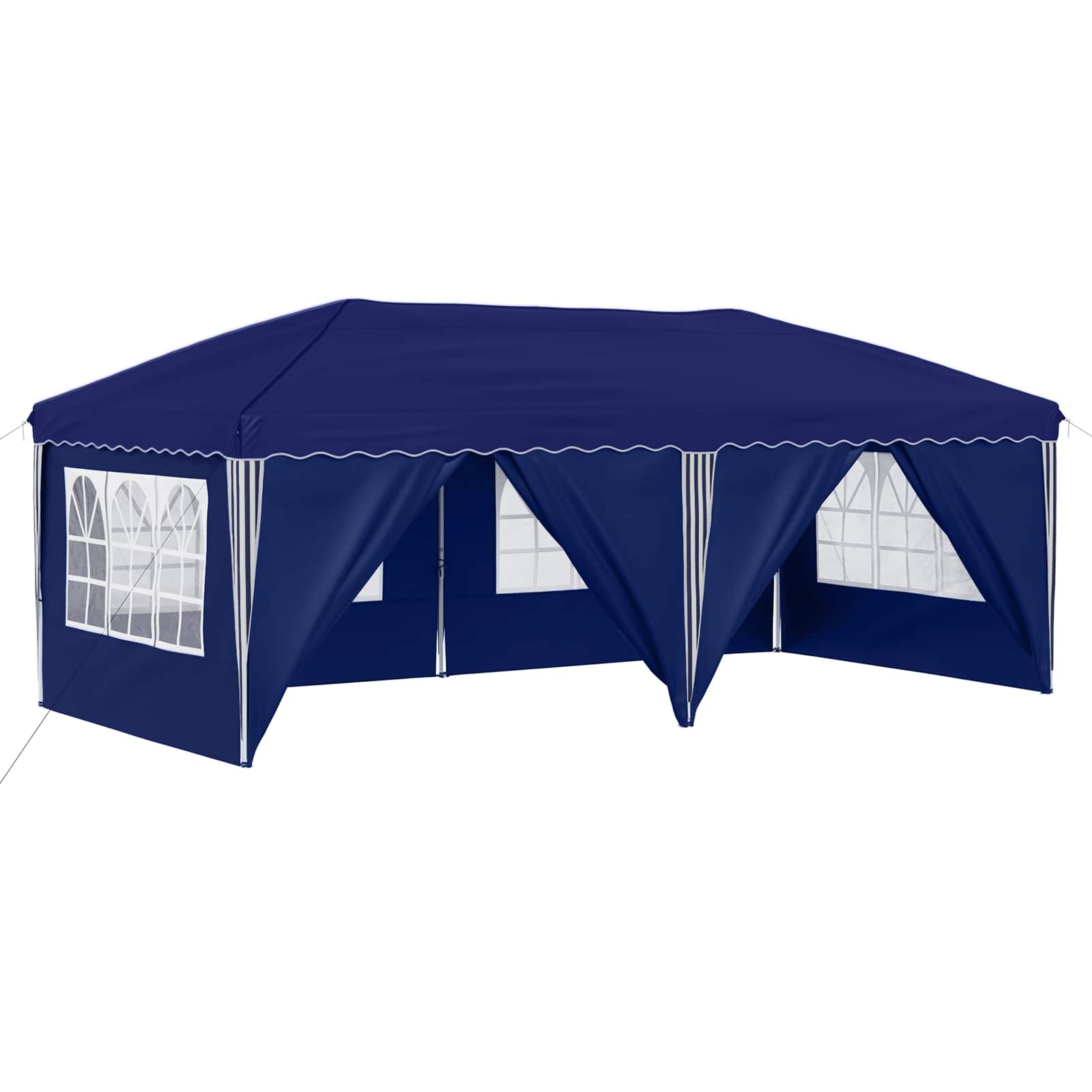 Pop-up Partyzelt 575 x 290 x 245 cm Creme