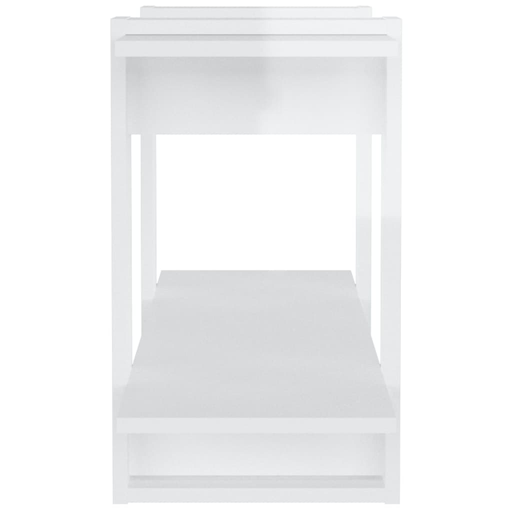Bücherregal Weiß 100x30x51 cm Holzwerkstoff