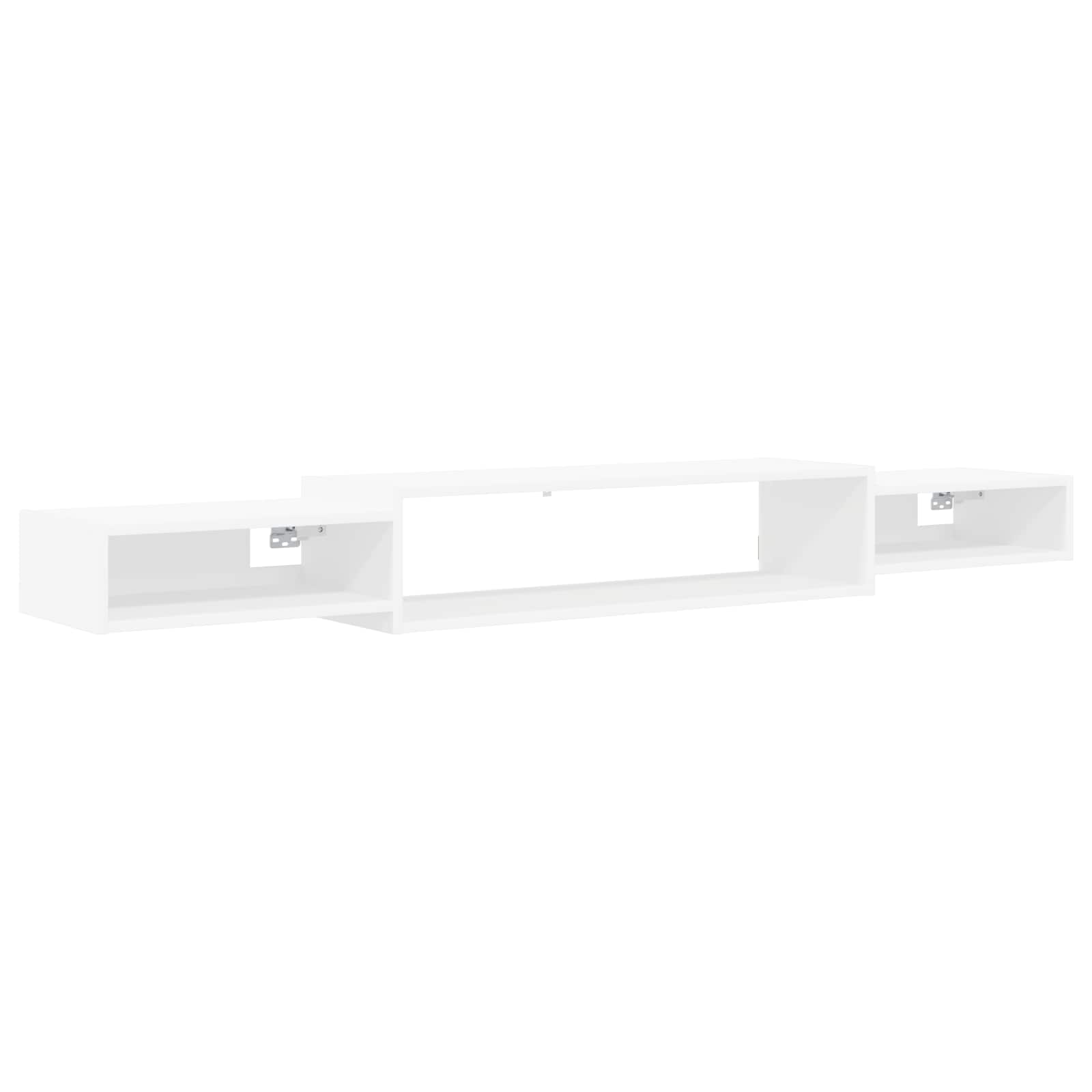 Wandmontierter TV-Schrank Wandhalterung Weiß 140 x 28 x 21 cm