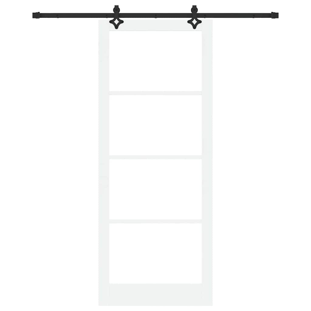 Schiebetür ORKDAL Natürlich und Schwarz 61 x 198,5 cm