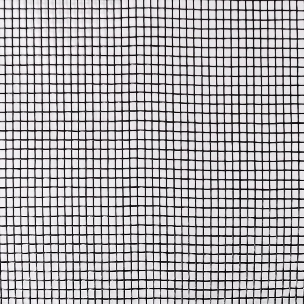 Fiberglas Mesh-Rolle Insektenschutzgitter Tür/Fenster 100 x 500 cm schwarz