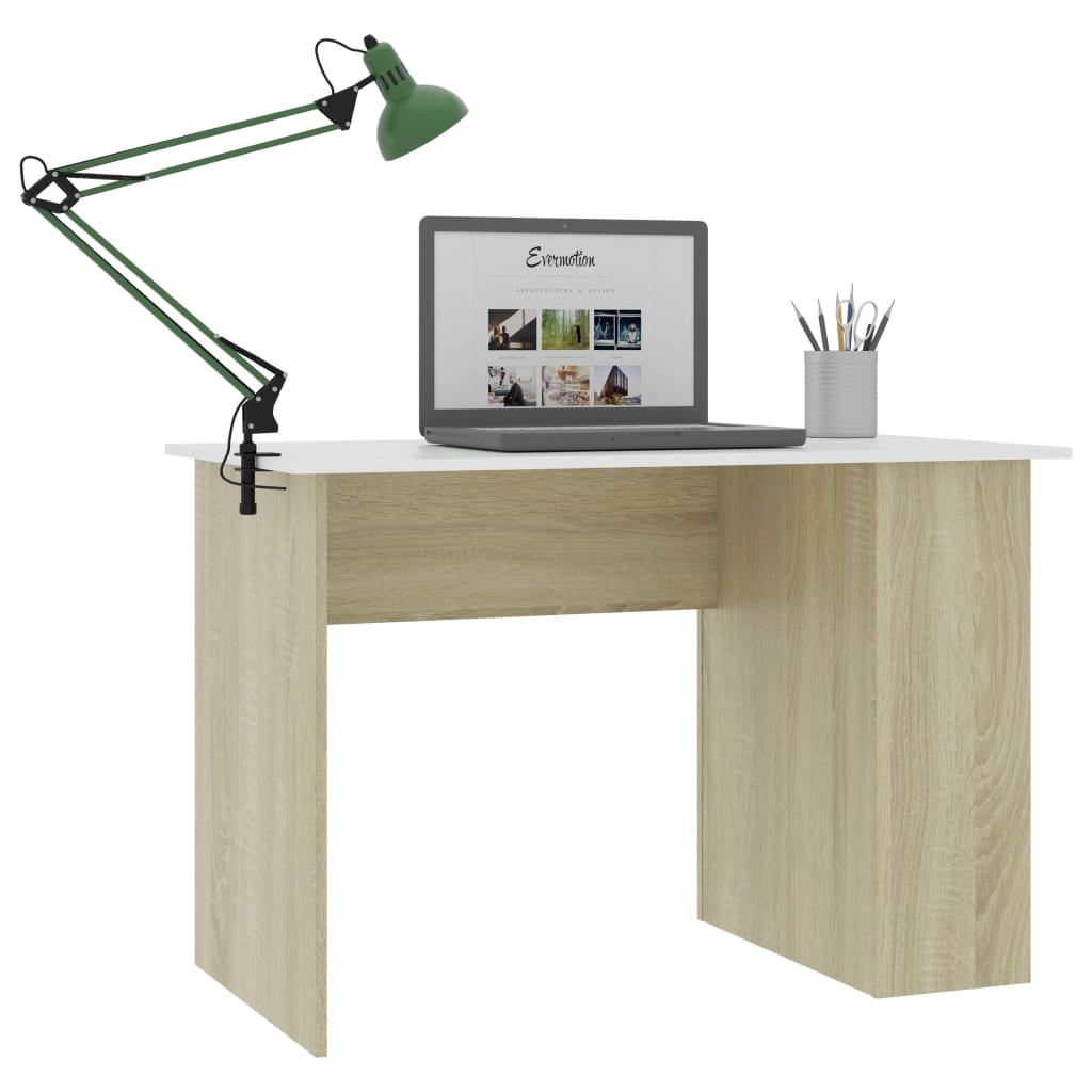 Schreibtisch Weiß 110x60x73 cm Holzwerkstoff