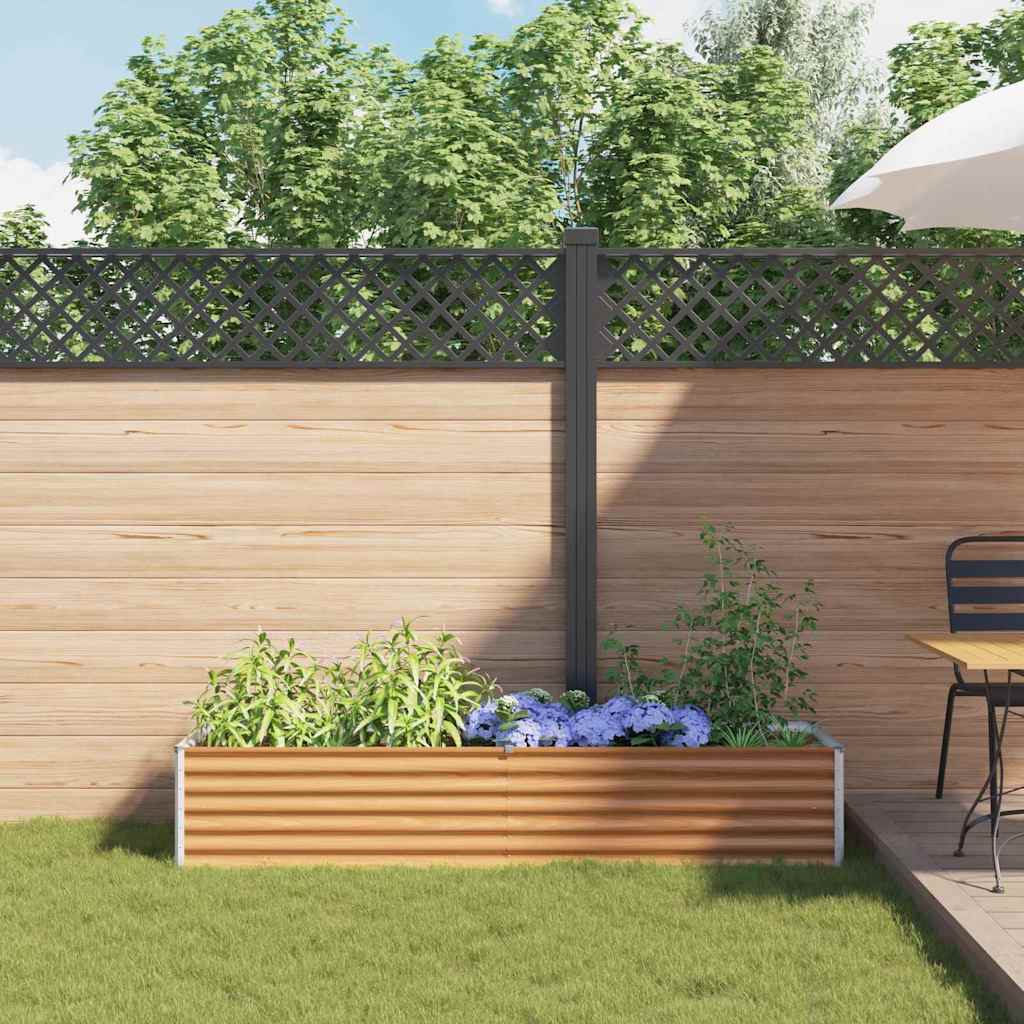 Garten-Hochbeet 100 x 50 x 36 cm Cortenstahl