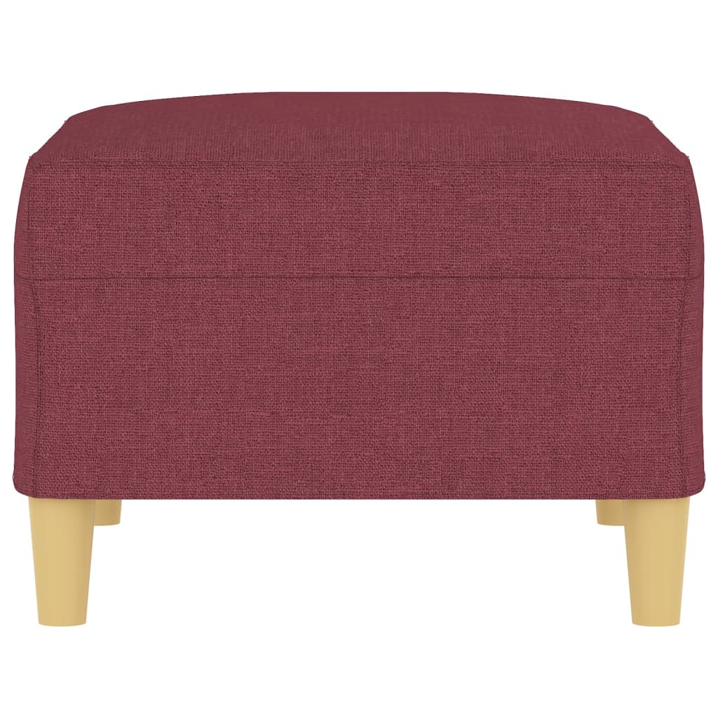 Fußhocker Hellgrau 60x50x41 cm Stoff
