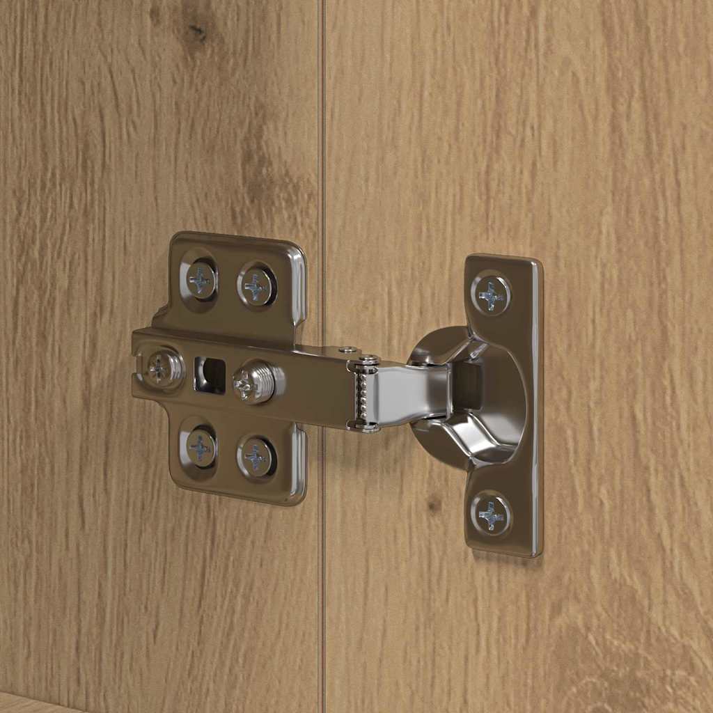 Küchenschrank Weiß 60x50x180 cm Holzwerkstoff