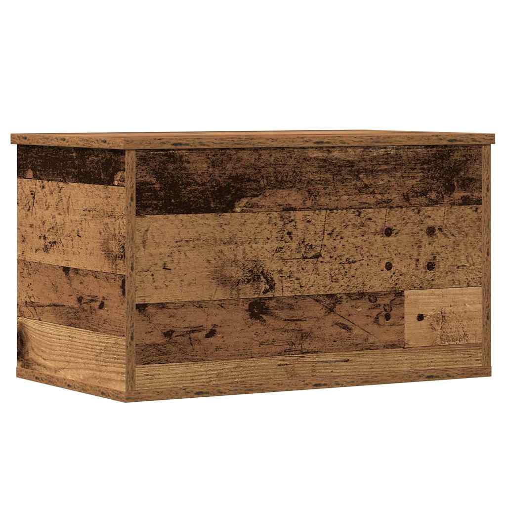 Aufbewahrungstruhe Weiß 84x42x46 cm Holzwerkstoff