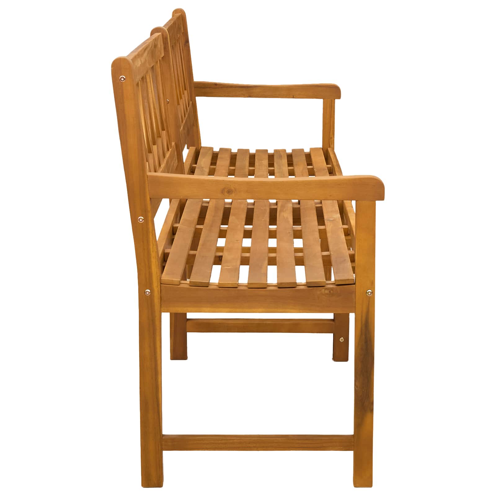 Bank Outdoor Natur 110 x 56 x 90 cm Massivholz Akazie