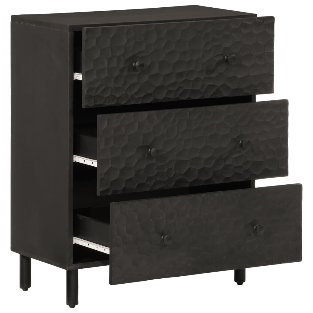 Beistellschrank 60x33x75 cm Massivholz Akazie