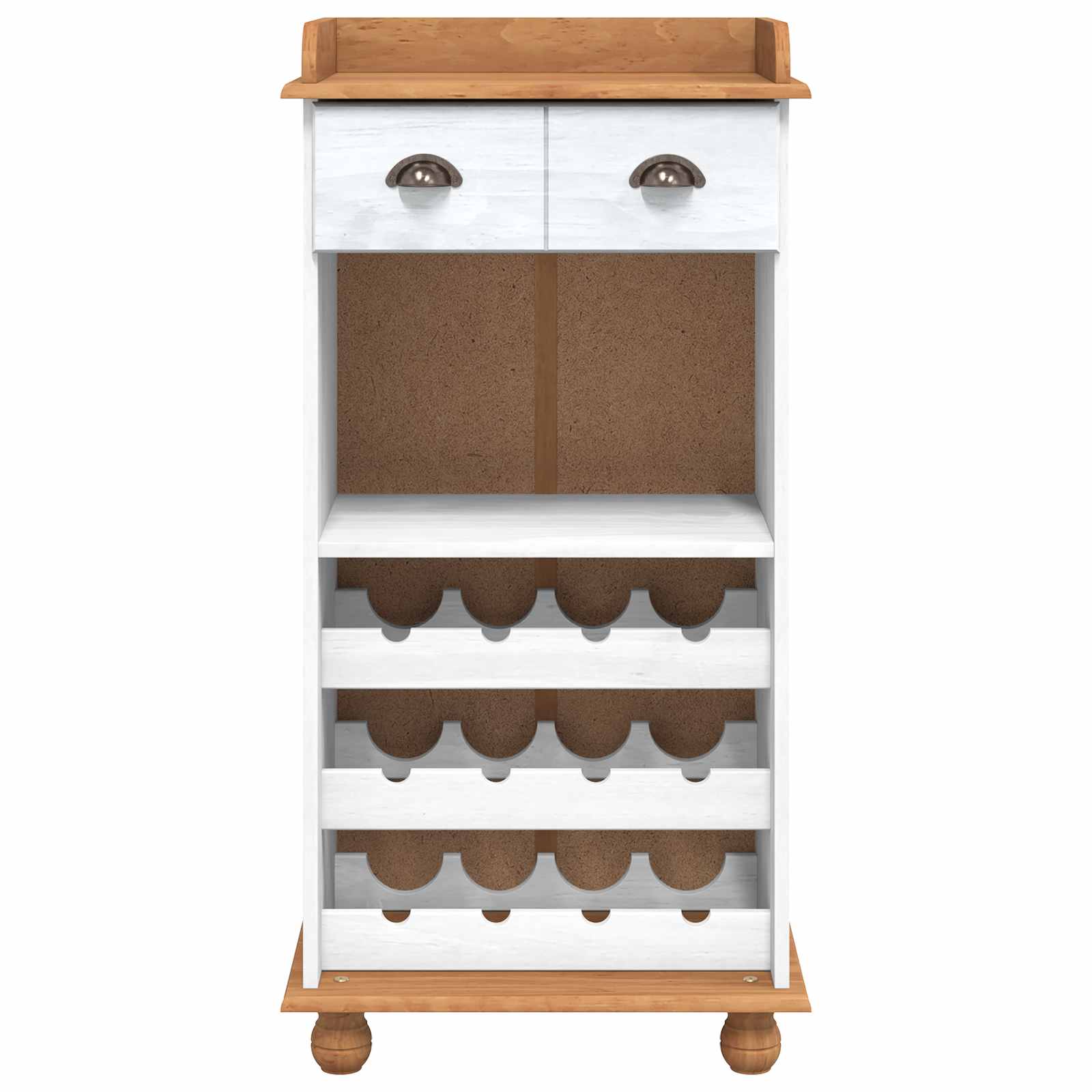 Weinschrank ASKIM Honigwachs 57 x 37 x 114 cm