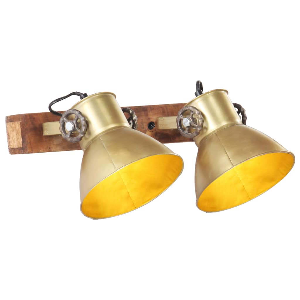 Wandlampe Industriestil Silbern 45x25 cm E27